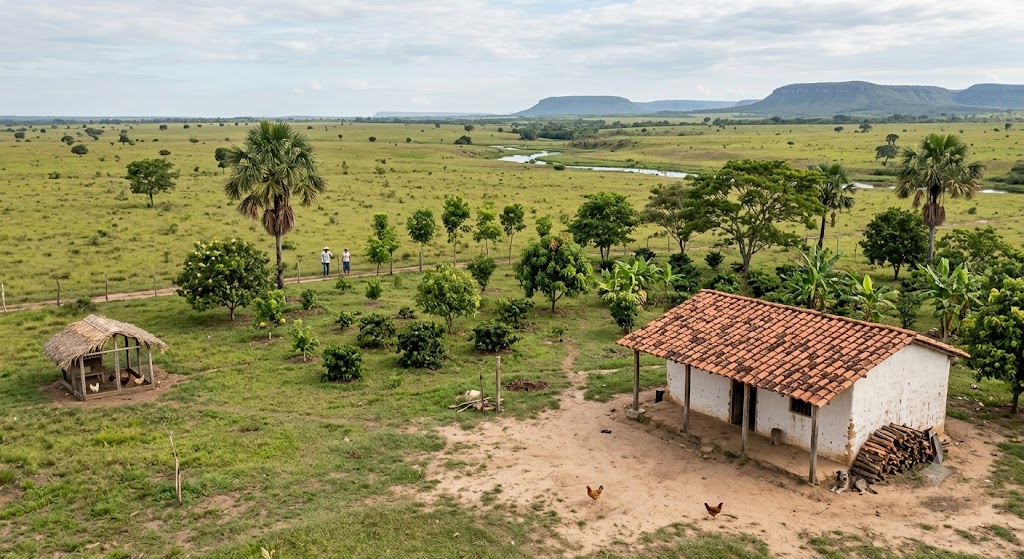Finca en Colombia — origen del aceite de Cacay